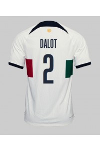 Portugal Diogo Dalot #2 Fotballdrakt Borte Klær VM 2022 Korte ermer